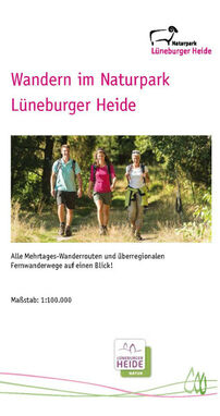 Titelblatt der Broschüre Wandern im Naturpark