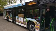 Naturpark-Bus: Seitenansicht von vorn